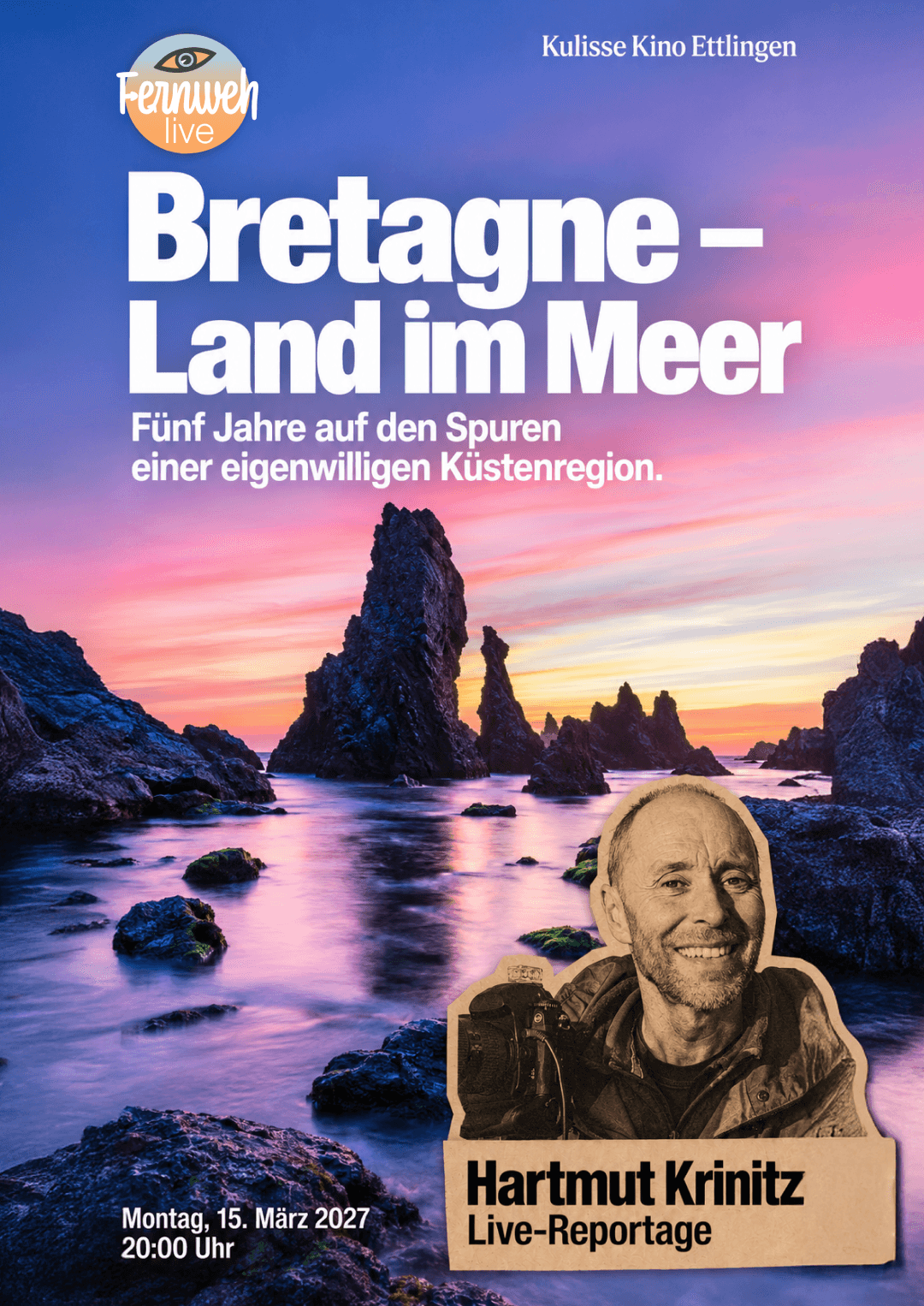 Plakat: Bretagne – Land im Meer