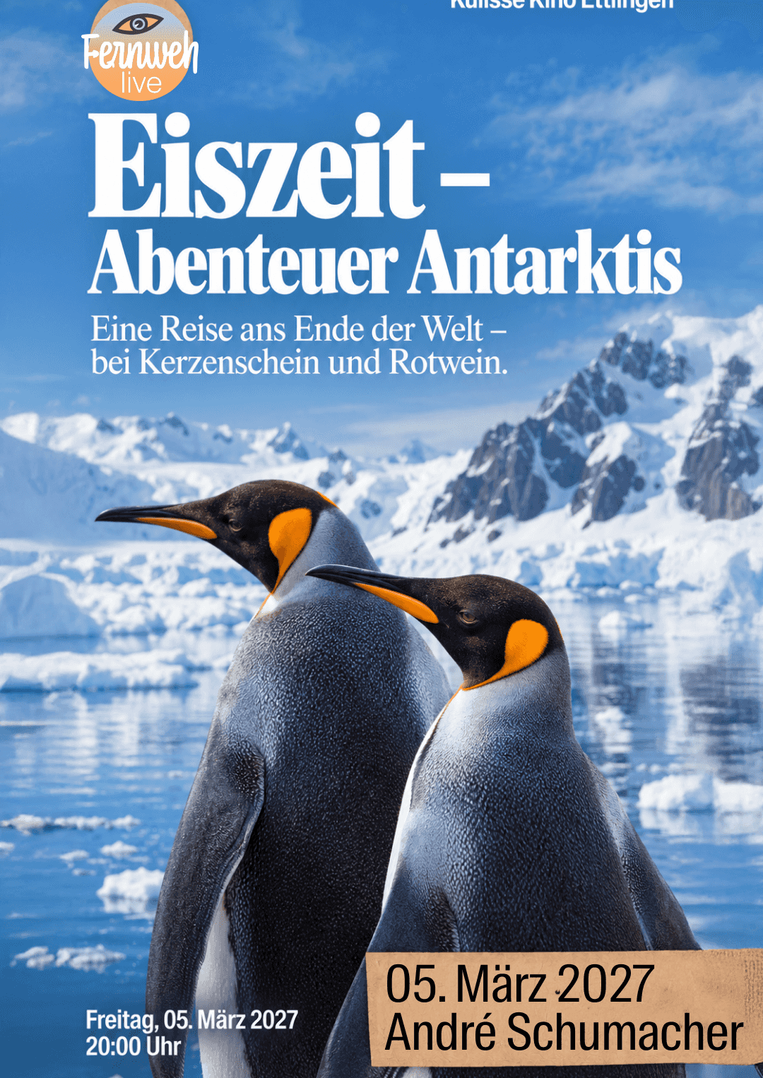 Plakat: Eiszeit – Abenteuer Antarktis