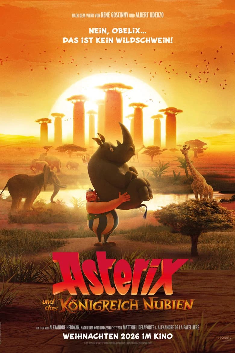 Filmplakat: Asterix und das Königreich Nubien