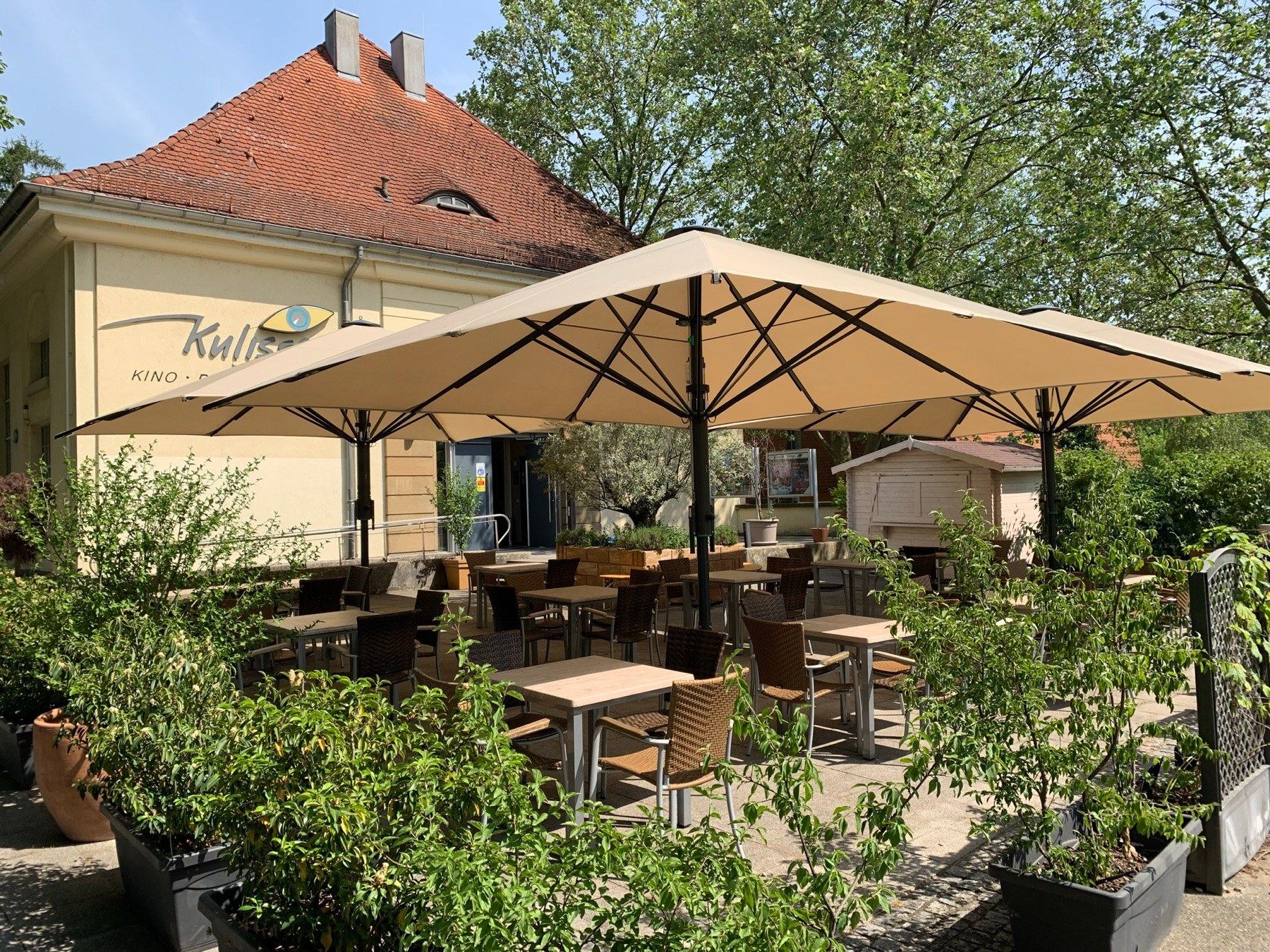Biergarten der Kulisse Ettlingen